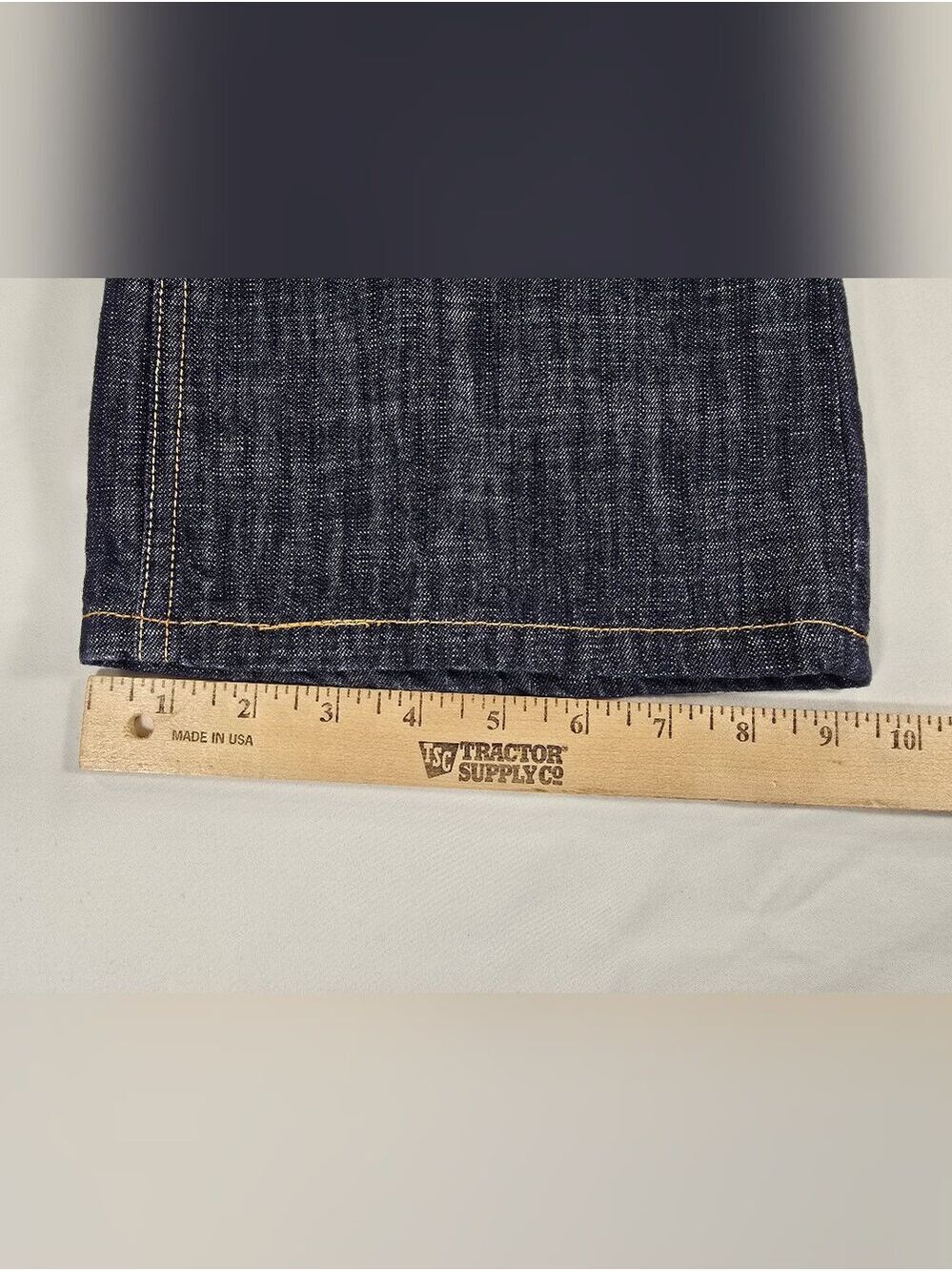 Vintage Levi's Red Line Collection Jeans Boot Cut Men’s 34x30 Dark Wash Y2K RARE - Picture 13 of 16